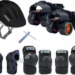 Insane Pro Adjustable Roller Blade Skates Suitable for Age Group (6-14 Years) Skating Kit-picture-17