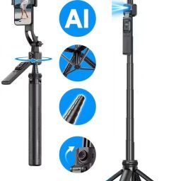 RETRACK C17 AI Smart Tracking Anti-Shake Gimbal 1635mm long Selfie Stick Quad-Leg Stand Tripod-image-6