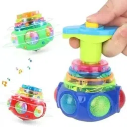 Plastic Flashing Magic Latto Spinning Top Toy for kids with LED Lights-image-33