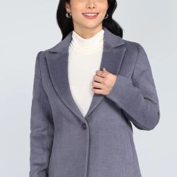 fort collins Tweed Solid Coat For Women-picture-44