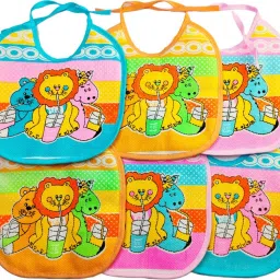 Baby Double Layered Waterproof Bibs Baby Gifts (Multicolored) Baby apron-image-20