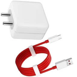 Wall Charger Accessory Combo for OnePlus 8 pro, OnePlus 6T, OnePlus 7 Pro, 30W 5V/4A, (Upto 65W Supported)-22
