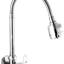 CUBE Flexible Sink Tap Silver 360 degree swivel spout For Kitchen Sink Wash Basin Sink Tap Faucet-image-15