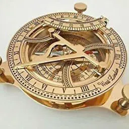 Brass Sundial Compass Nautical Collectible gift Compass-image-40