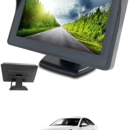 4.3 inch Dashboard Standing LCD TFT Monitor Display for Car Dashboard-73 Black LCD-image-98