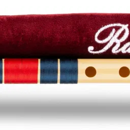 C Natural Right Hand With Velvet Cover PVC Dark Blue & Red PVC Flute-24