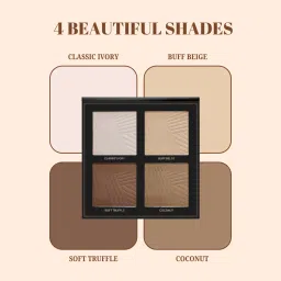 lakyou beauty Four Color Contour Palette | Sculpt, Define & Highlight With Matte Finish image 4