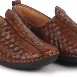 Textured Print Ethnic Slip On Juttis for Wedding|Festive Slip-On|Sherwani Shoes Mojaris For Men-image-68