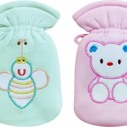 Soft Stretchable Baby Feeding Bottle|Cute Embroidered Cartoon Patch(60–125 ml)-picture-17