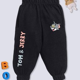 YK X Minute Mirth Boys Tom & Jerry Printed Pure Cotton Joggers-picture-21