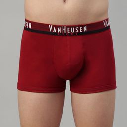 Van Heusen Men Plush Back Elasticized Waistband Double Layer Gusset Trunks IHETR1VSDR70002-picture-0
