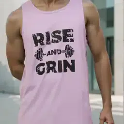 Shein Sleeveless Typographic Chest Print Tshirt-image-52