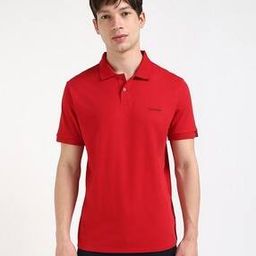 Men Logo SLV Jersey Regular Fit Polo T-Shirt-image-2