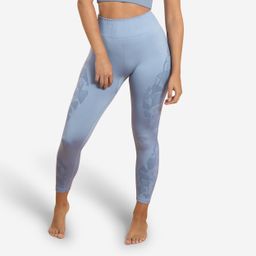 Women's Yoga Cropped Sports Bra - Lavender Blue-image-62