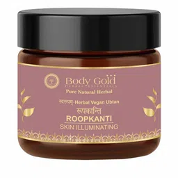 Body Gold Herbal Vegan Ubtan RoopKanti Skin Illuminating Face Mask - 100g-58