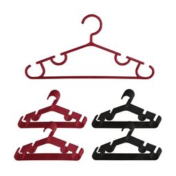 Kuber Industries 40Pcs Maroon & Black Bar Hangers-image-87
