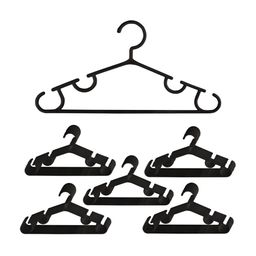 Kuber Industries 50Pcs Black Bar Hangers-54