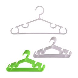 Kuber Industries 20Pcs Green & White Bar Hangers-42