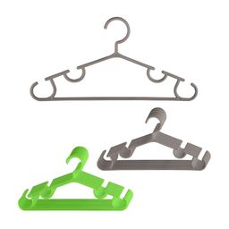 Kuber Industries 20Pcs Grey & Green Bar Hangers-image-97