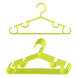 Kuber Industries 10Pcs Yellow Bar Hangers-24