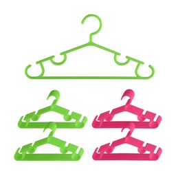 Kuber Industries 40Pcs Green & Pink Bar Hangers-image-18