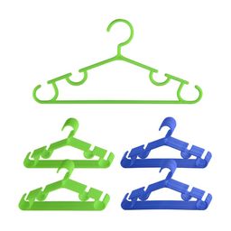 Kuber Industries 40-Pcs Green & Blue Clothes Bar Hangers-16
