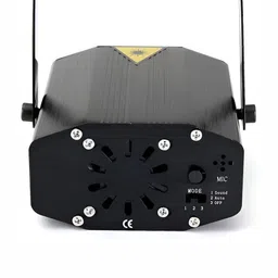 SPARK WORLD Black Mini Laser Projector Stage Shower Light-7