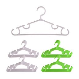 Kuber Industries 40Pcs Green & White Bar Hangers-46