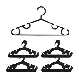 Kuber Industries 40Pcs Black Bar Hangers-21