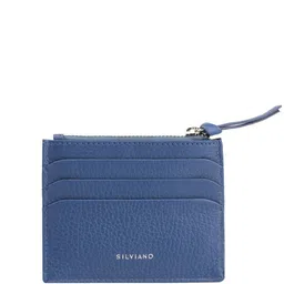 SILVIANO Unisex Textured Leather Card Holder-52