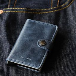 SECRID Men Textured Leather RFID Card Holder-image-94