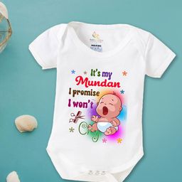 Babywish Infants Typographic Printed Cotton Bodysuit-picture-1