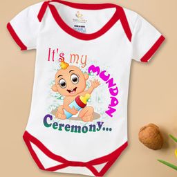 Babywish Infants Typographic Printed Cotton Bodysuit-image-24