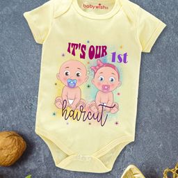Babywish Infants Typographic Printed Cotton Bodysuit-picture-0