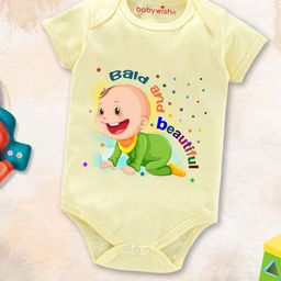 Babywish Infants Mundan Ceremony Printed Cotton Bodysuit-picture-7