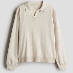 H&M Fine-Knit Polo Jumper-image-63