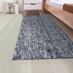 DREAM WEAVERZ Grey Abstract Bed Side Hand Tufted Runner-image-19