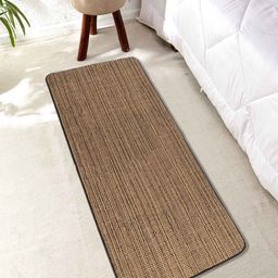 Saral Home Black & Brown Solid AntiSkid Runner-15