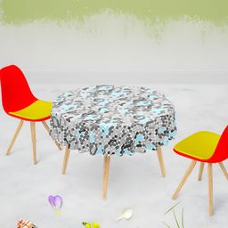 ArtzFolio Multicoloured Anti-Slip Round 4-Seater Table Cover-image-50