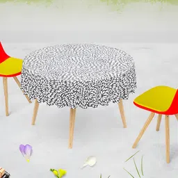 ArtzFolio Multicoloured Anti-Slip Round 4-Seater Table Cover-image-69