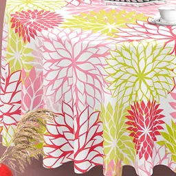 ArtzFolio Multicoloured Anti-Slip Round 4-Seater Table Cover-image-6