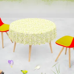ArtzFolio Multicoloured Anti-Slip Round 4-Seater Table Cover-image-33