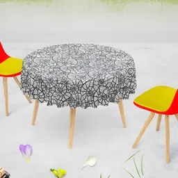 ArtzFolio Multicoloured Anti-Slip Round 4-Seater Table Cover-image-74