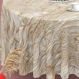 ArtzFolio Multicoloured Anti-Slip Round 4-Seater Table Cover-image-98