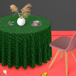 ArtzFolio Multicoloured Anti-Slip Round 4-Seater Table Cover-image-92