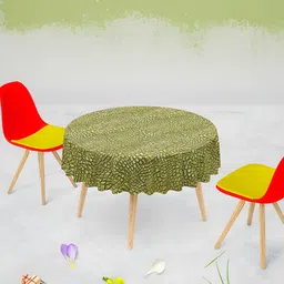 ArtzFolio Multicoloured Anti-Slip Round 4-Seater Table Cover-image-52