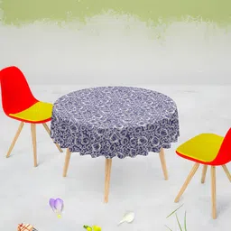 ArtzFolio Multicoloured Anti-Slip Round 4-Seater Table Cover-image-36