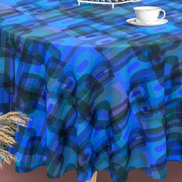 ArtzFolio Multicoloured Anti-Slip Round 4-Seater Table Cover-image-42