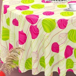 ArtzFolio Multicoloured Anti-Slip Round 4-Seater Table Cover-image-66
