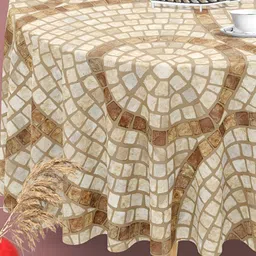 ArtzFolio Multicoloured Anti-Slip Round 4-Seater Table Cover-image-34